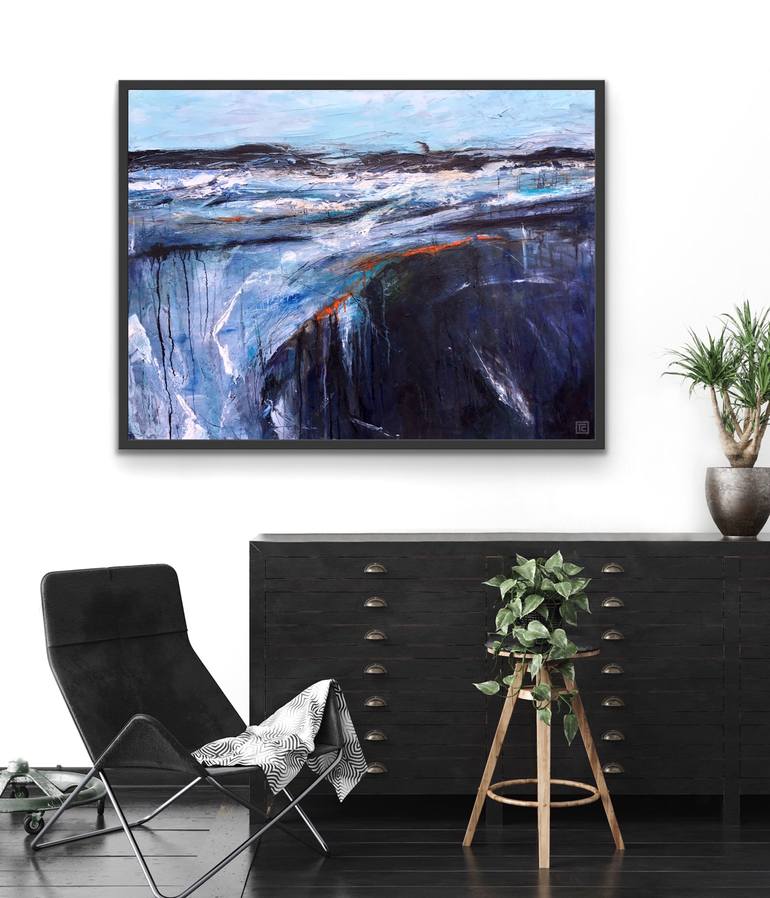 Original Abstract Landscape Painting by Tania Chanter