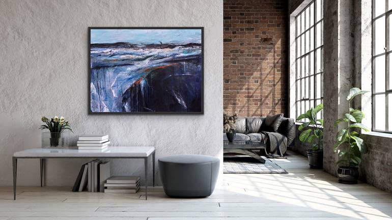 Original Abstract Landscape Painting by Tania Chanter