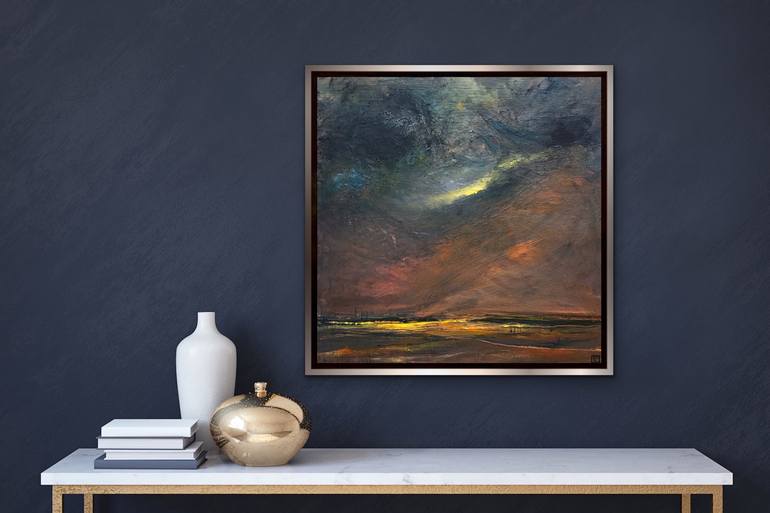 Original Abstract Seascape Painting by Tania Chanter