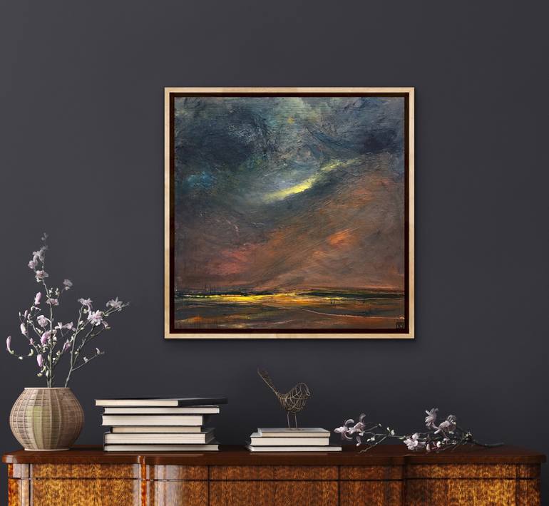 Original Abstract Seascape Painting by Tania Chanter