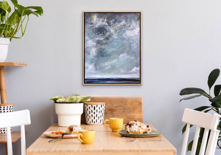 Original Abstract Seascape Painting by Tania Chanter