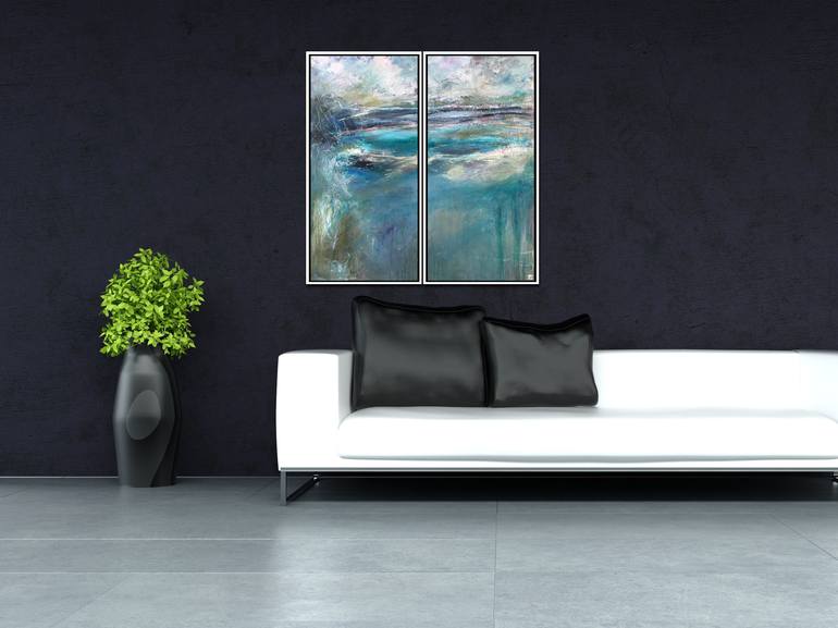 Original Abstract Landscape Painting by Tania Chanter