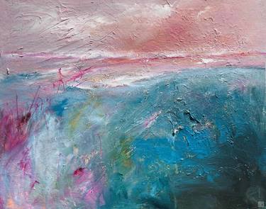 Print of Abstract Beach Paintings by Tania Chanter