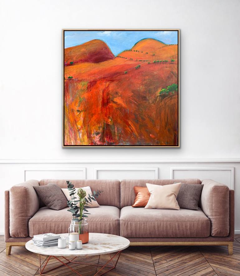 Original Abstract Landscape Painting by Tania Chanter