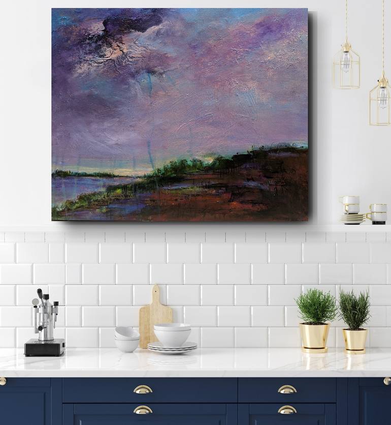 Original Abstract Landscape Painting by Tania Chanter