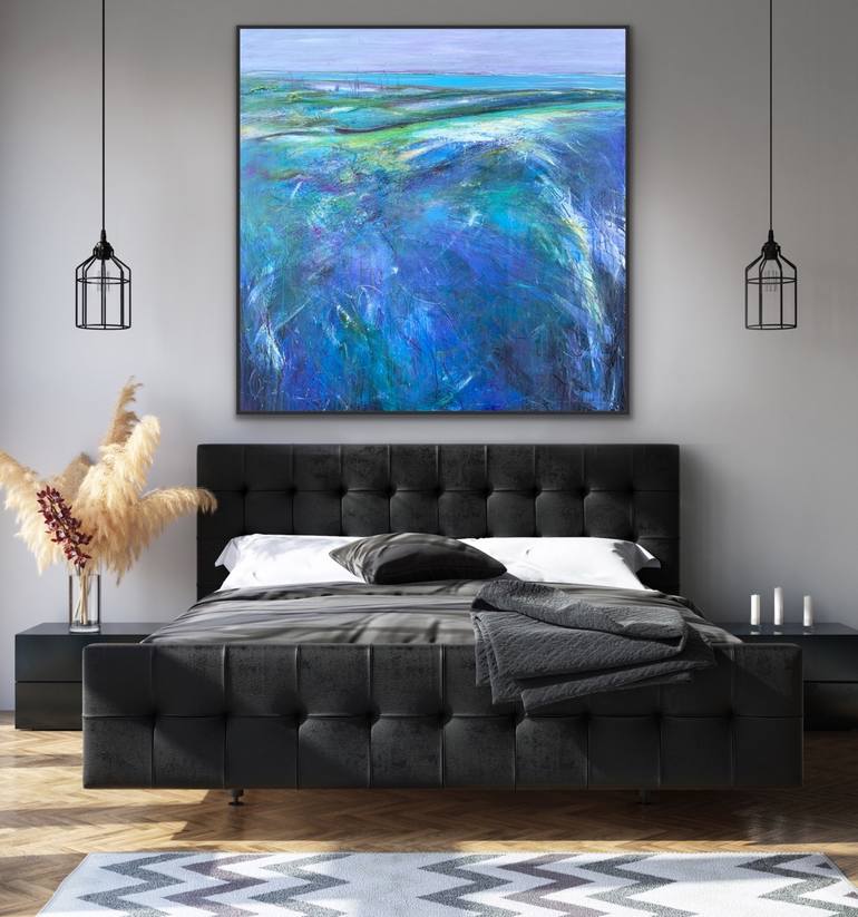 Original Abstract Landscape Painting by Tania Chanter