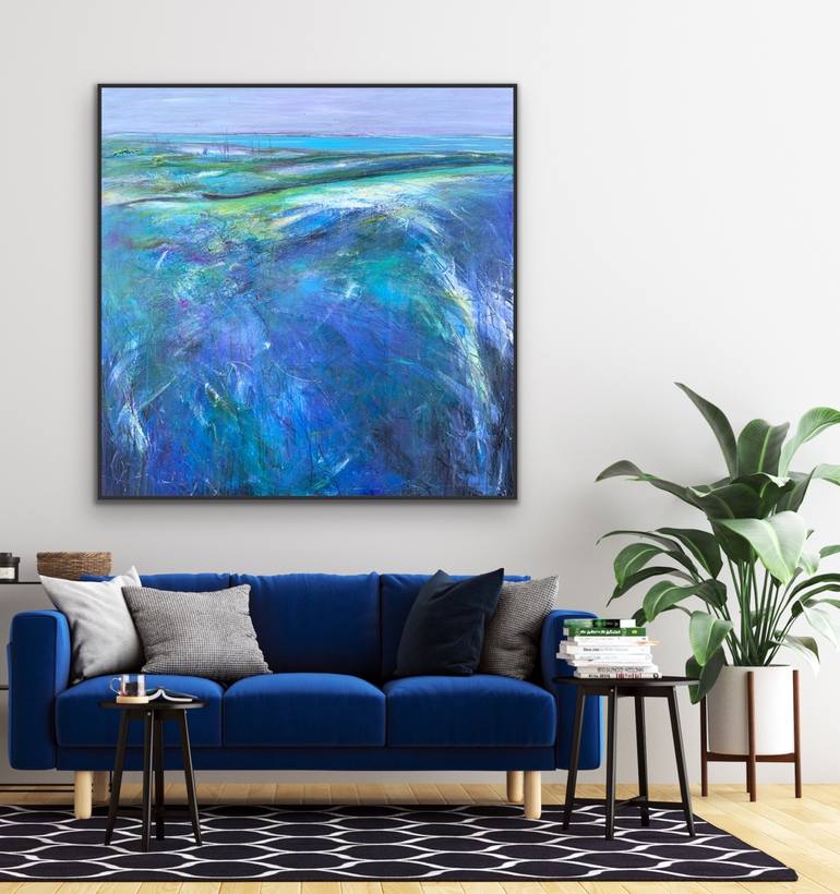 Original Abstract Landscape Painting by Tania Chanter