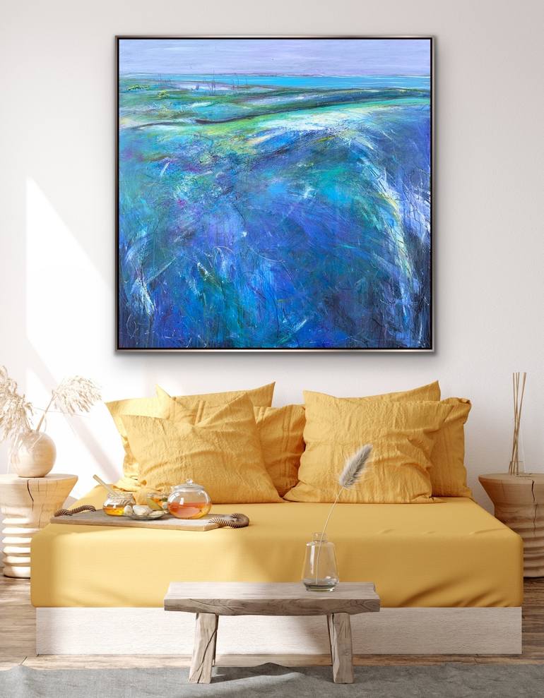 Original Abstract Landscape Painting by Tania Chanter