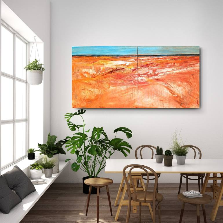 Original Abstract Landscape Painting by Tania Chanter