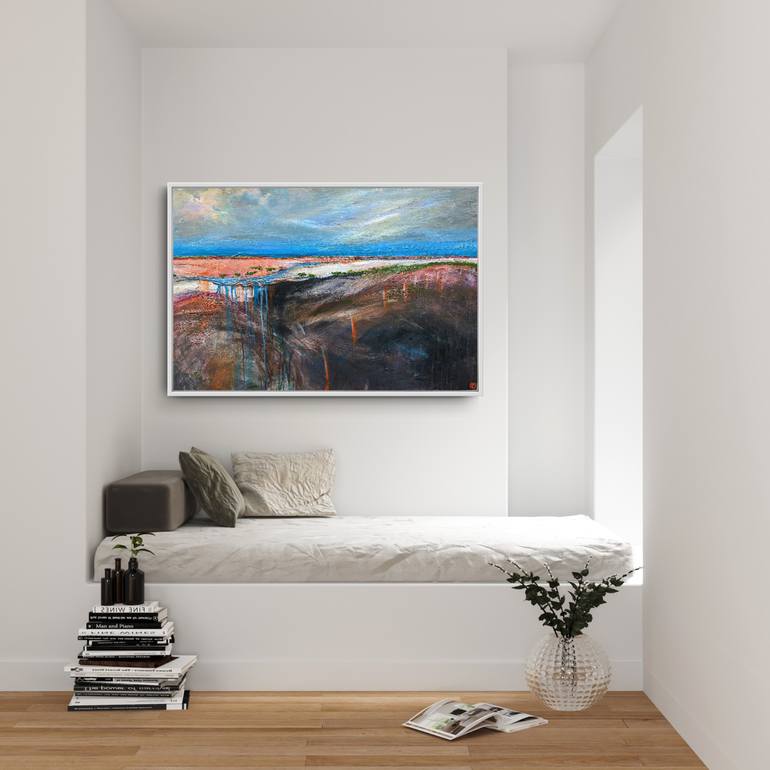 Original Abstract Landscape Painting by Tania Chanter