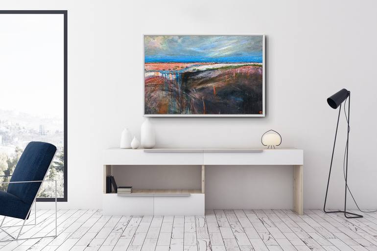 Original Abstract Landscape Painting by Tania Chanter