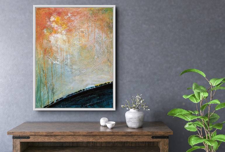 Original Abstract Landscape Painting by Tania Chanter