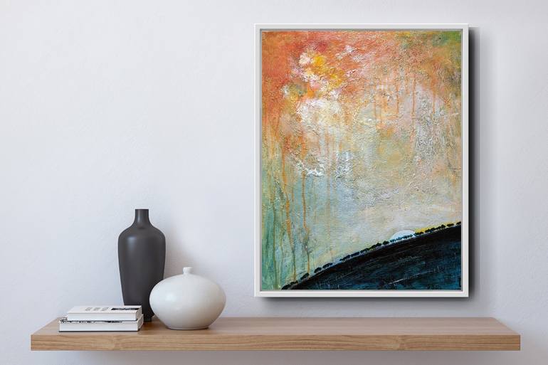 Original Abstract Landscape Painting by Tania Chanter