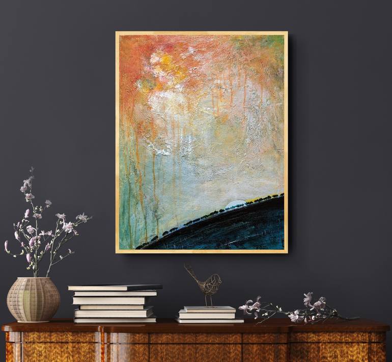 Original Abstract Landscape Painting by Tania Chanter