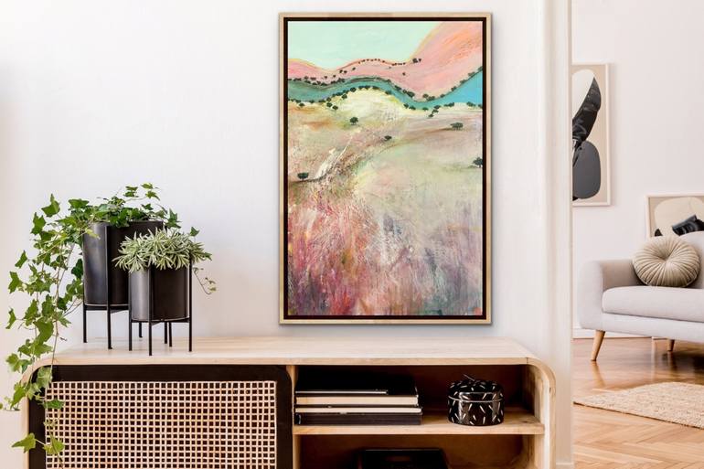 Original Abstract Landscape Painting by Tania Chanter