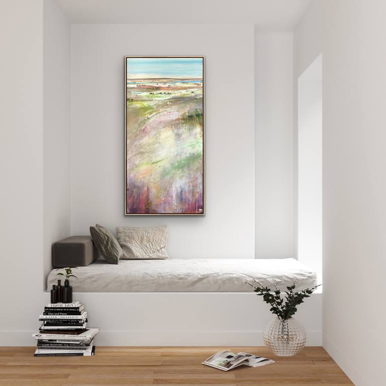 Original Abstract Landscape Painting by Tania Chanter