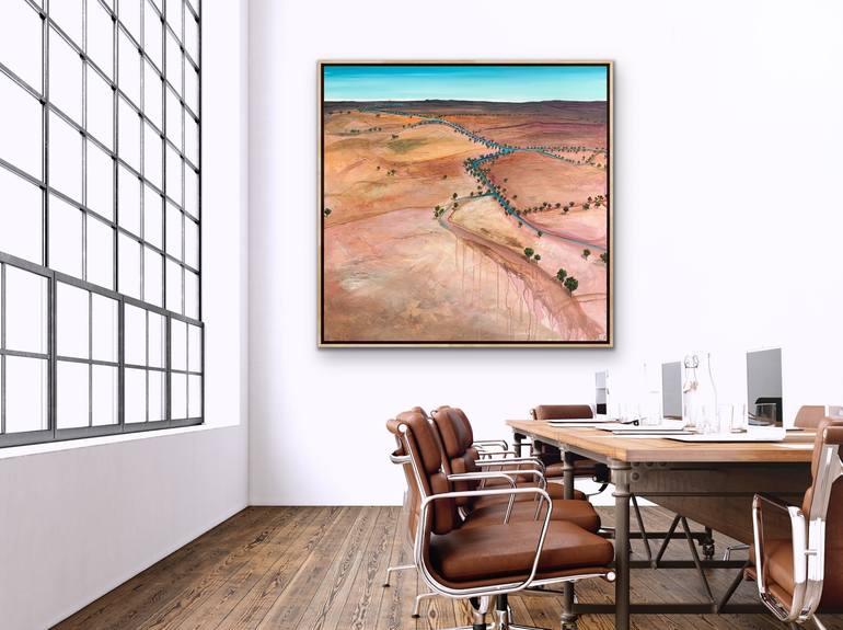 Original Abstract Landscape Painting by Tania Chanter