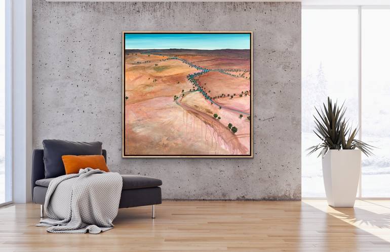 Original Abstract Landscape Painting by Tania Chanter