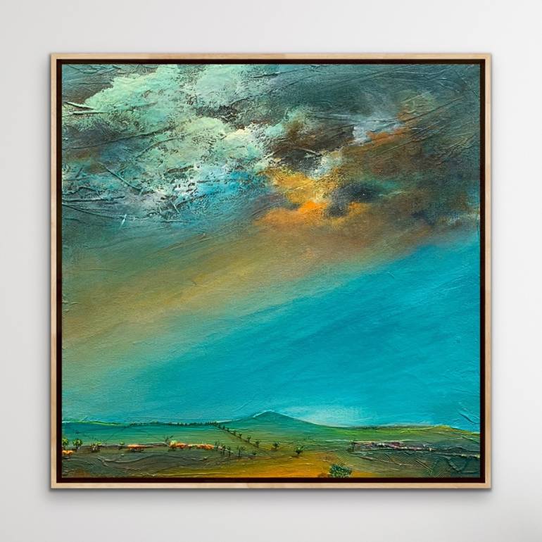 Original Abstract Landscape Painting by Tania Chanter