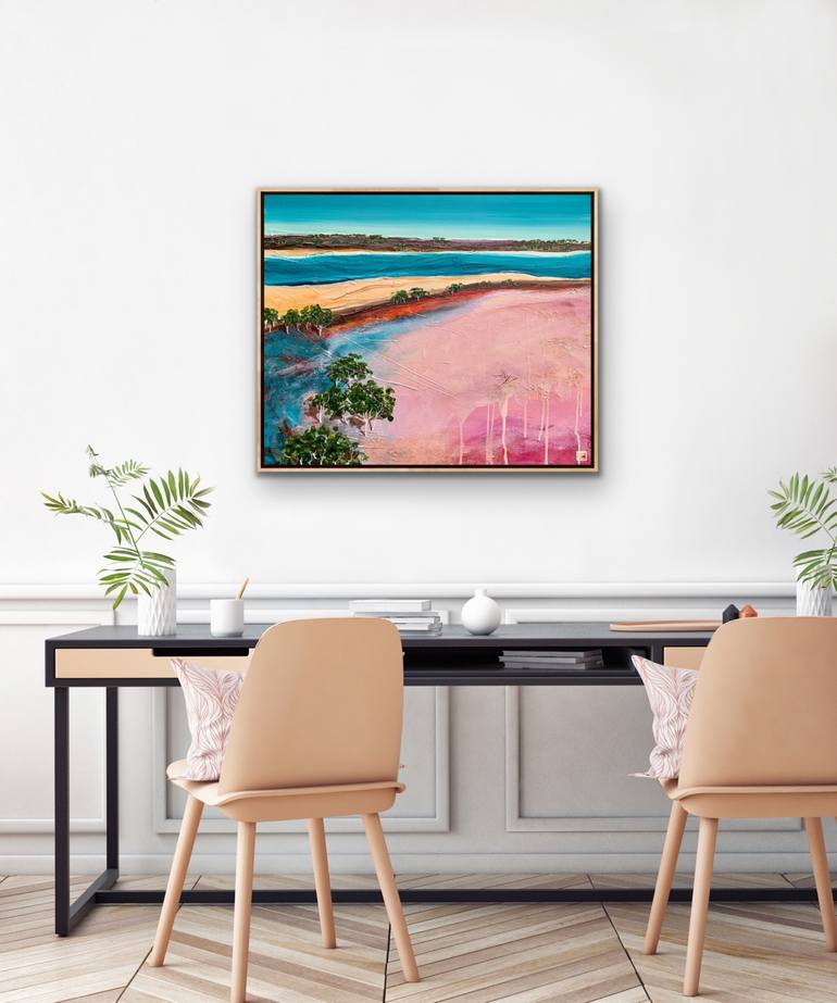 Original Abstract Seascape Painting by Tania Chanter