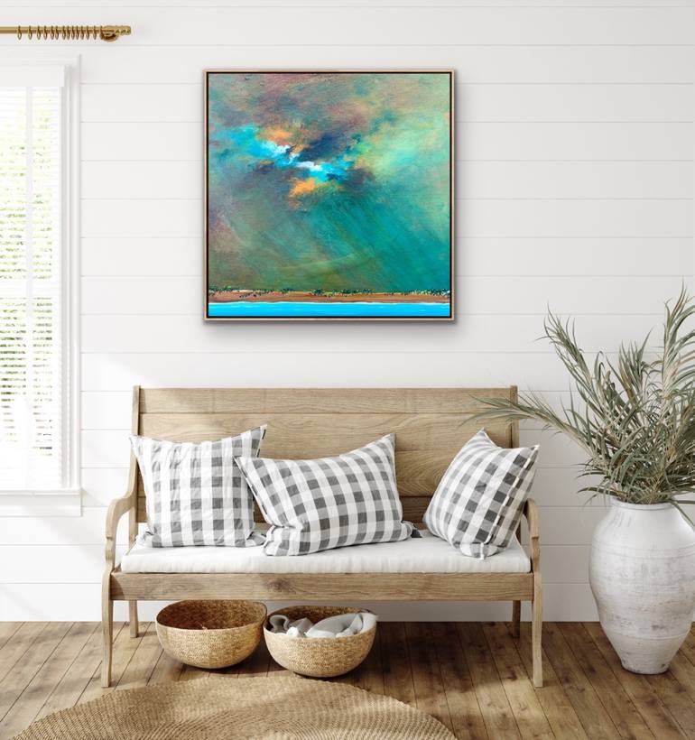 Original Abstract Landscape Painting by Tania Chanter