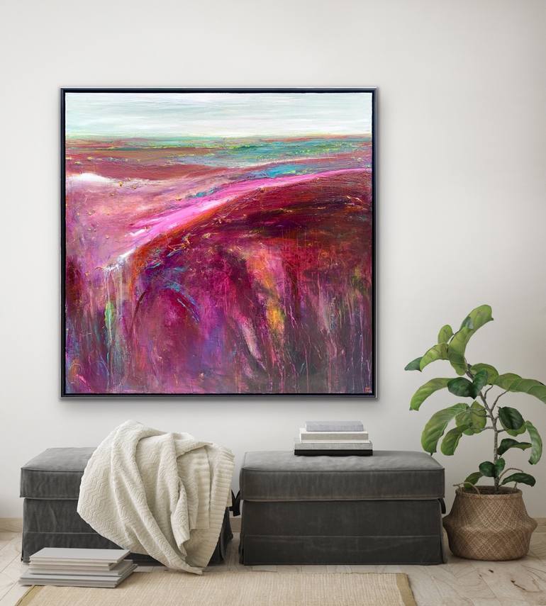 Original Abstract Expressionism Abstract Painting by Tania Chanter