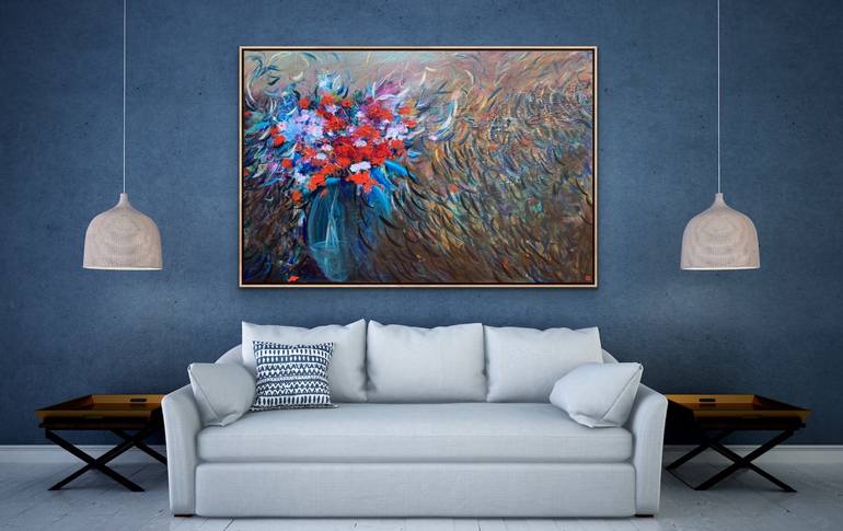 Original Abstract Still Life Painting by Tania Chanter