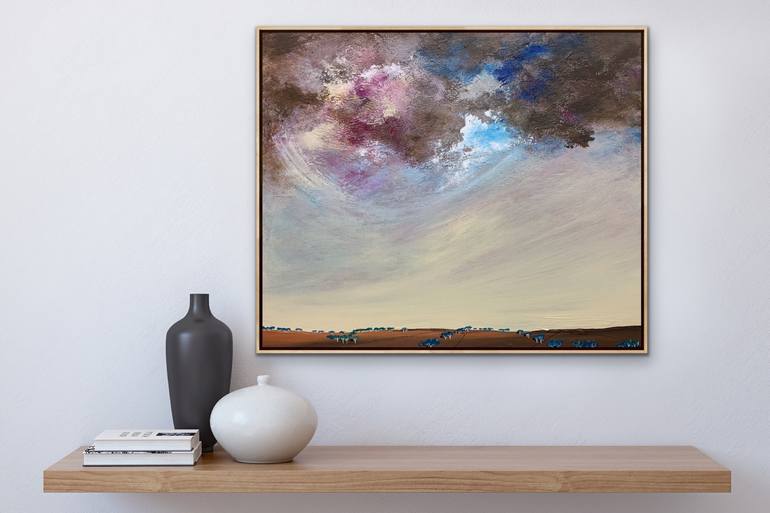 Original Abstract Landscape Painting by Tania Chanter