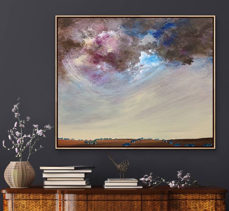 Original Abstract Landscape Painting by Tania Chanter