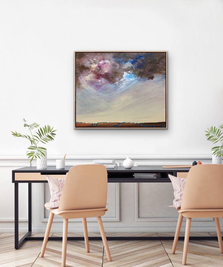 Original Abstract Landscape Painting by Tania Chanter