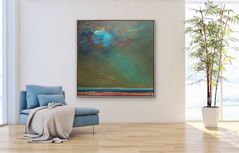 Original Abstract Landscape Painting by Tania Chanter