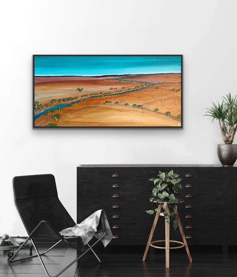 Original Abstract Landscape Painting by Tania Chanter