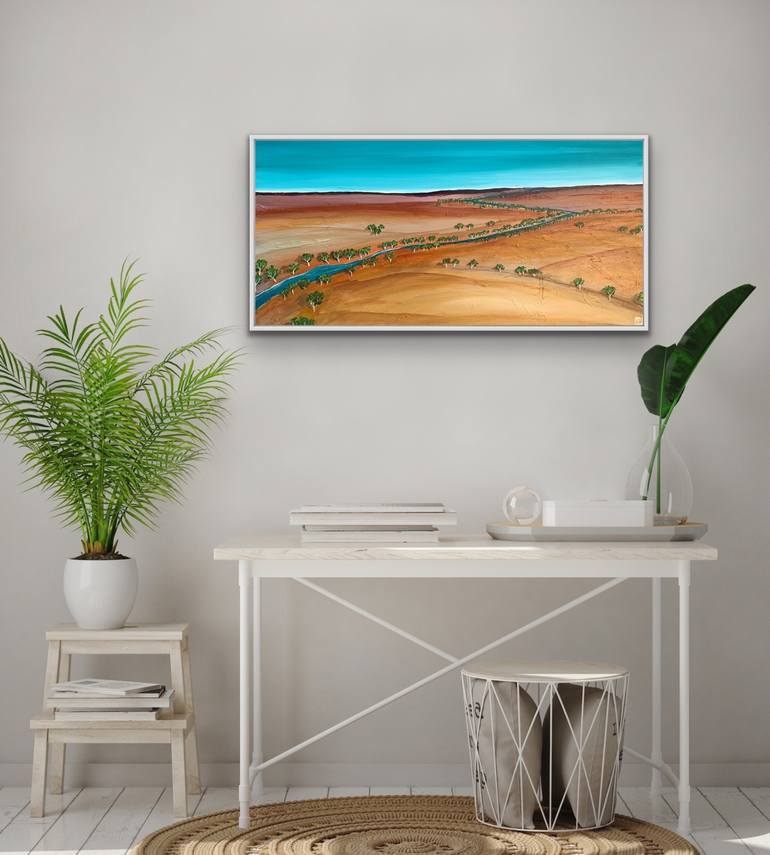 Original Abstract Landscape Painting by Tania Chanter