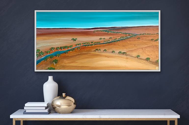 Original Abstract Landscape Painting by Tania Chanter