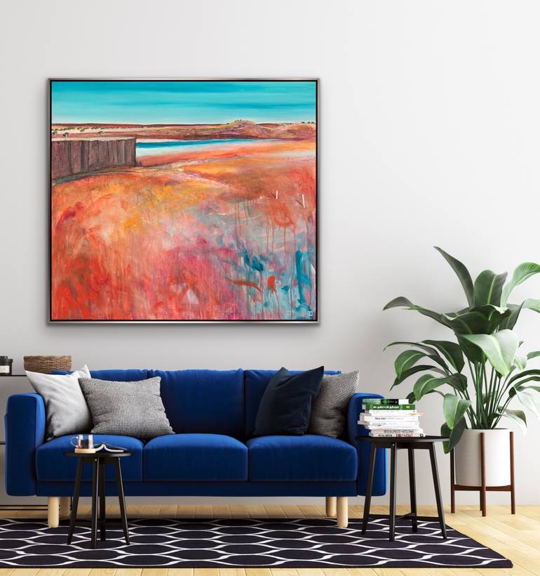 Original Abstract Seascape Painting by Tania Chanter