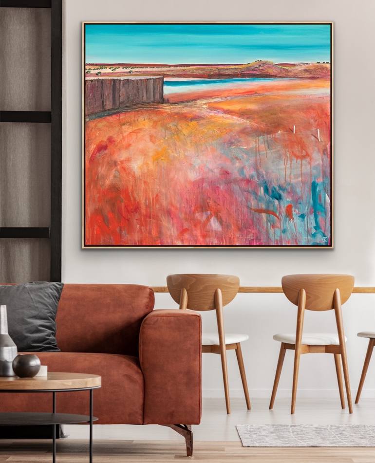 Original Abstract Seascape Painting by Tania Chanter