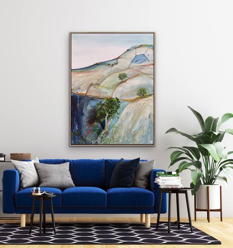 Original Abstract Landscape Painting by Tania Chanter