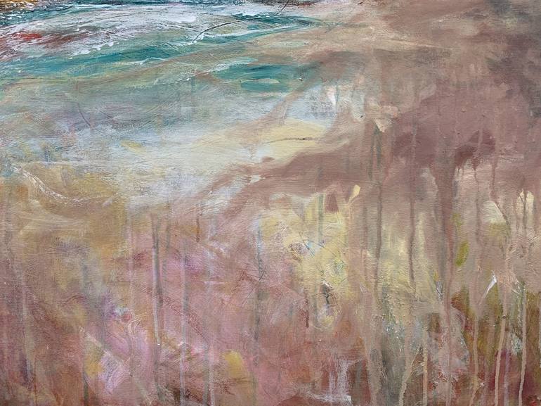 Original Abstract Beach Painting by Tania Chanter