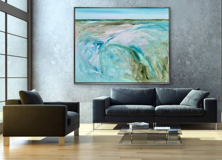 Original Abstract Expressionism Abstract Painting by Tania Chanter