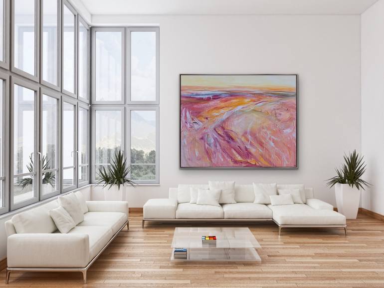 Original Abstract Beach Painting by Tania Chanter