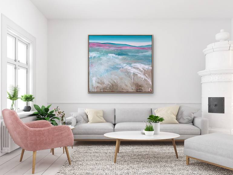 Original Abstract Seascape Painting by Tania Chanter