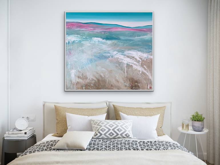 Original Abstract Seascape Painting by Tania Chanter