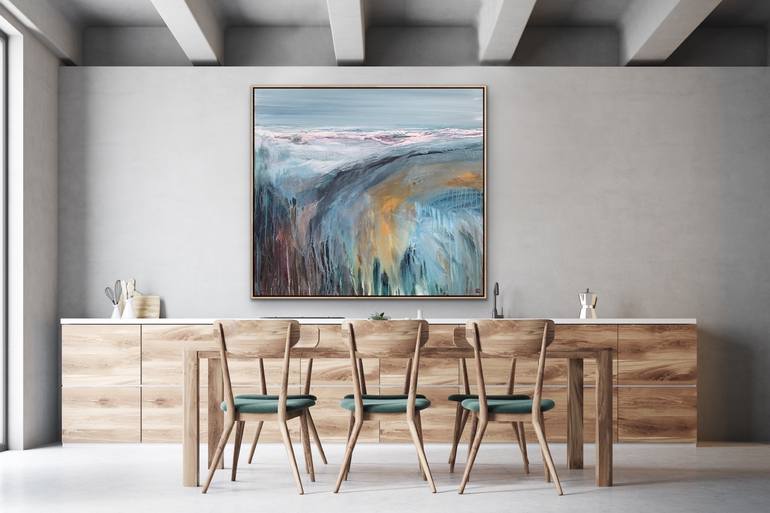 Original Abstract Beach Painting by Tania Chanter