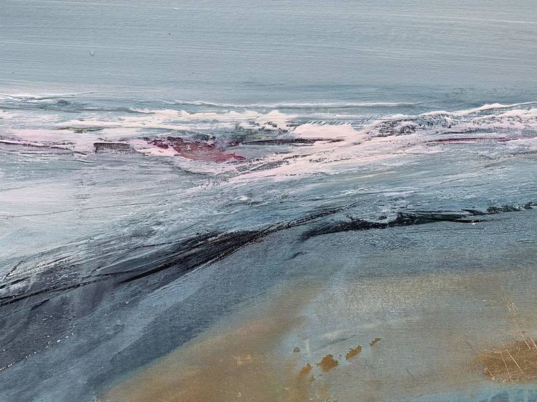 Original Abstract Beach Painting by Tania Chanter