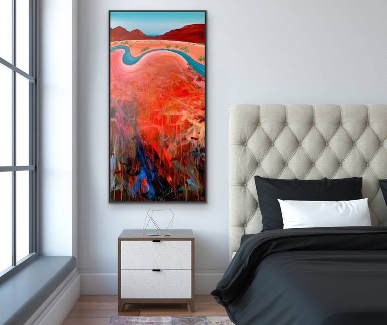 Original Abstract Landscape Painting by Tania Chanter