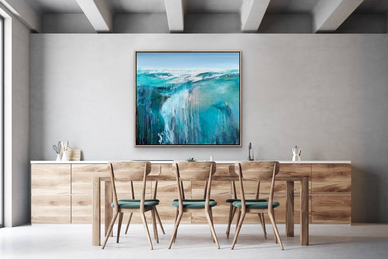 Original Abstract Beach Painting by Tania Chanter