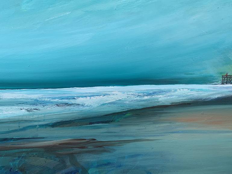 Original Abstract Seascape Painting by Tania Chanter