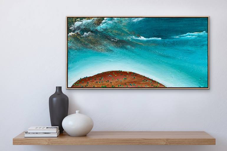 Original Abstract Landscape Painting by Tania Chanter