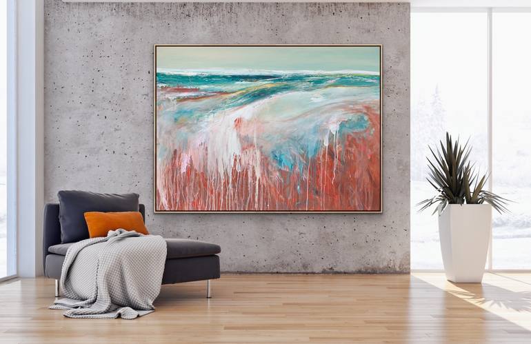 Original Abstract Landscape Painting by Tania Chanter