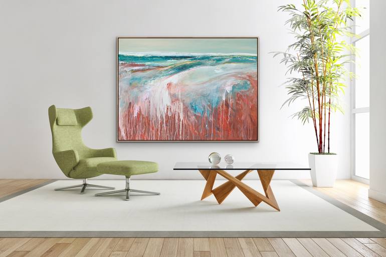 Original Abstract Landscape Painting by Tania Chanter